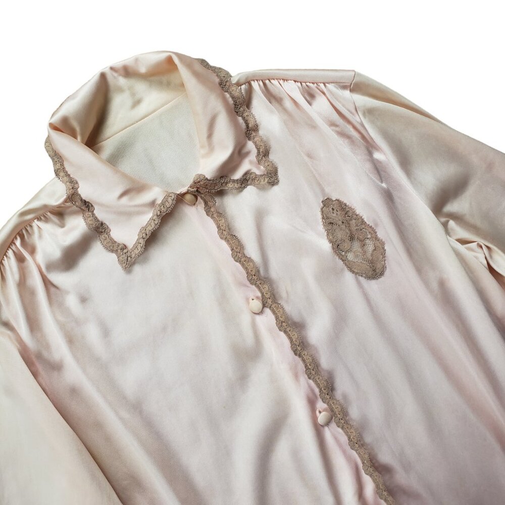 Vintage 40s Pajama Top Women's Small